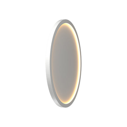 Naiá Round LED Wall Light in Organic White (Medium).