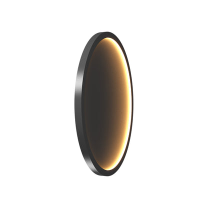 Naiá Round LED Wall Light in Organic Lead Grey (Medium).