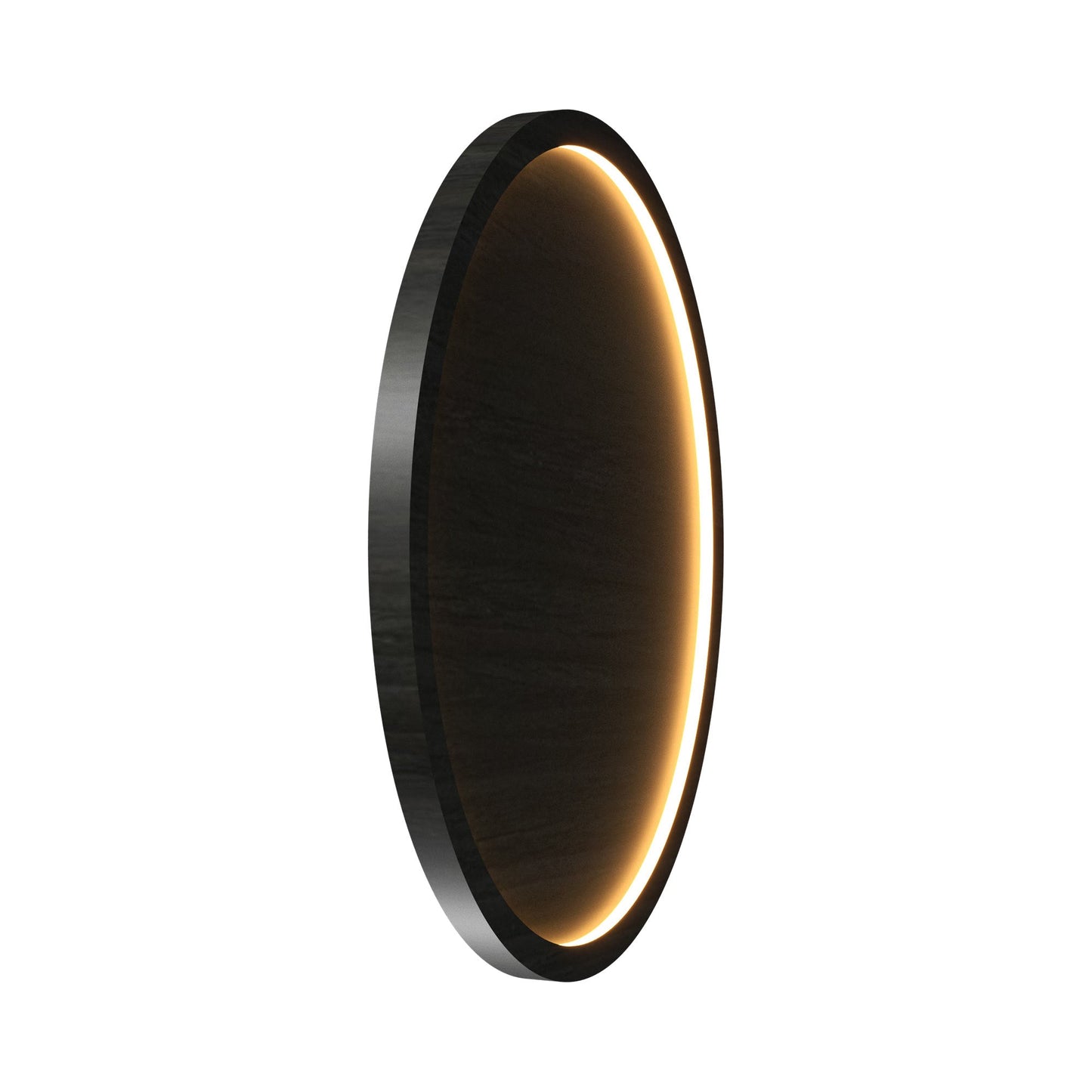 Naiá Round LED Wall Light in Charcoal (Large).
