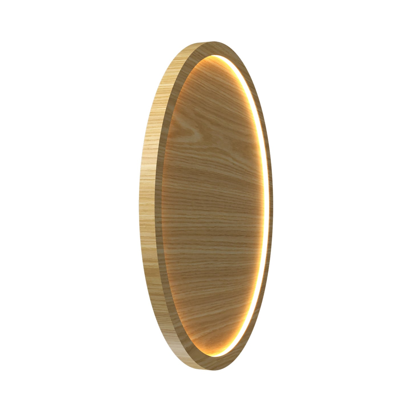 Naiá Round LED Wall Light in Sand (Large).