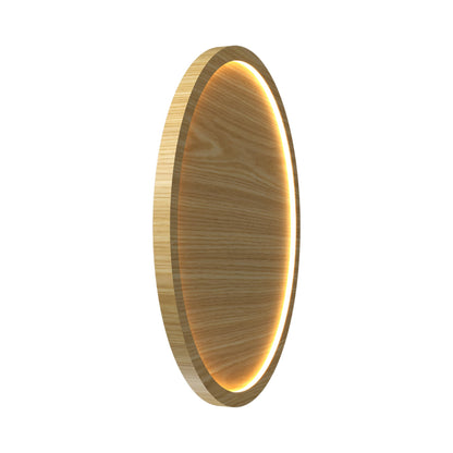 Naiá Round LED Wall Light in Sand (Large).