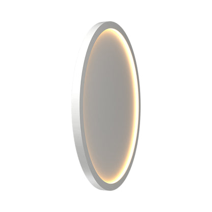 Naiá Round LED Wall Light in Organic White (Large).