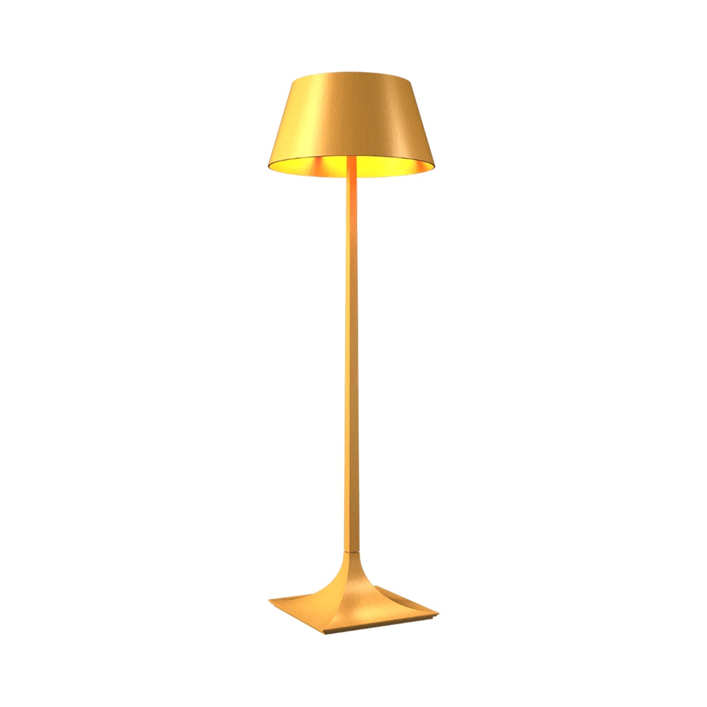 Nostalgia Floor Lamp in Organic Gold.