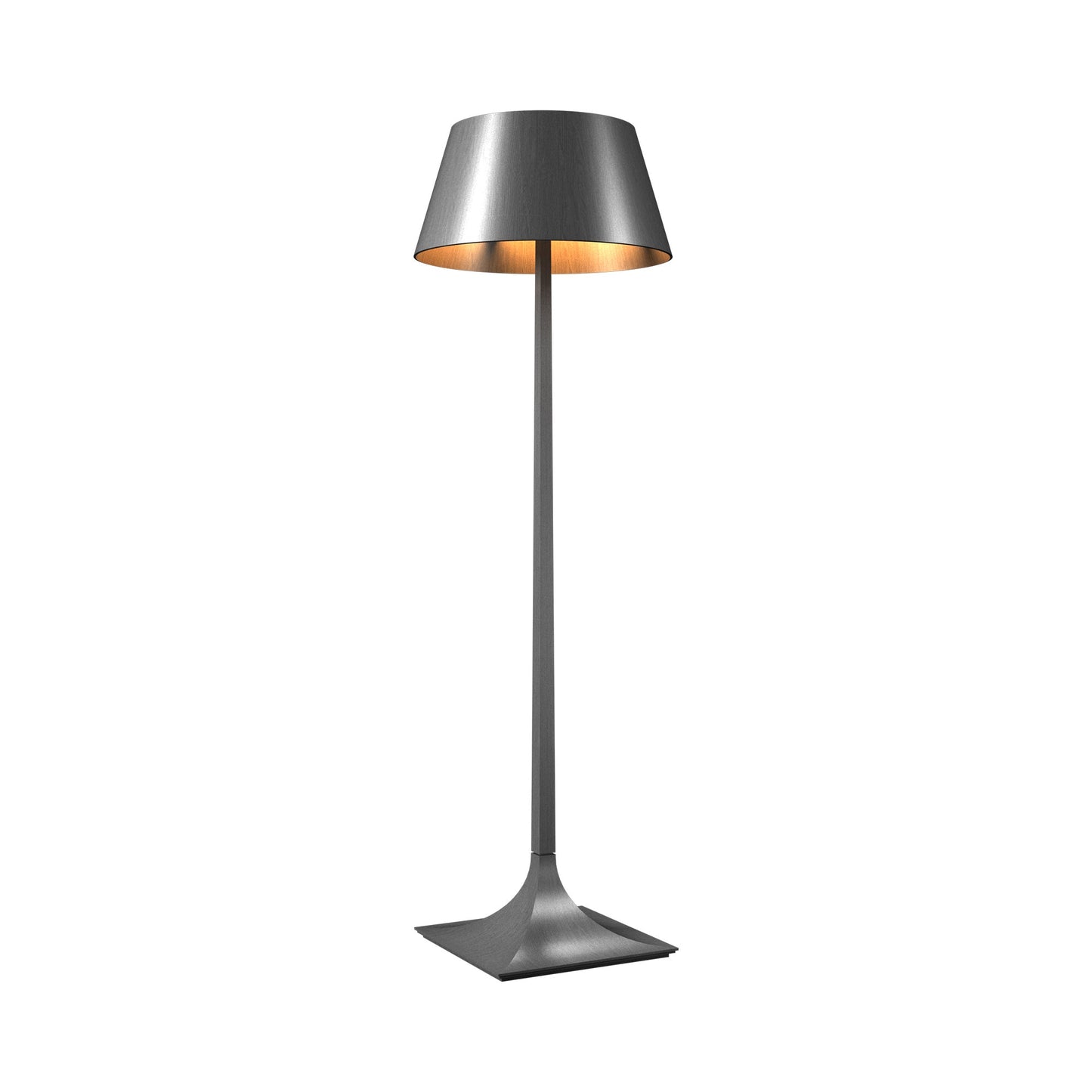 Nostalgia Floor Lamp in Organic Lead Grey.