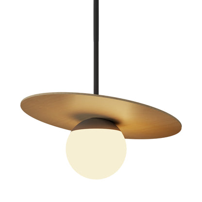 Orbit Pendant Light in Maple (11.81-Inch).