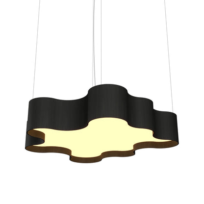 Organic 1200 LED Pendant Light in Charcoal.