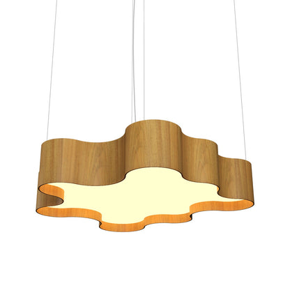 Organic 1200 LED Pendant Light in Louro Freijo.