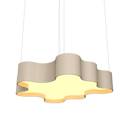 Organic 1200 LED Pendant Light in Organic Cappuccino.