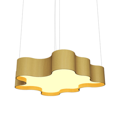 Organic 1200 LED Pendant Light in Organic Gold.