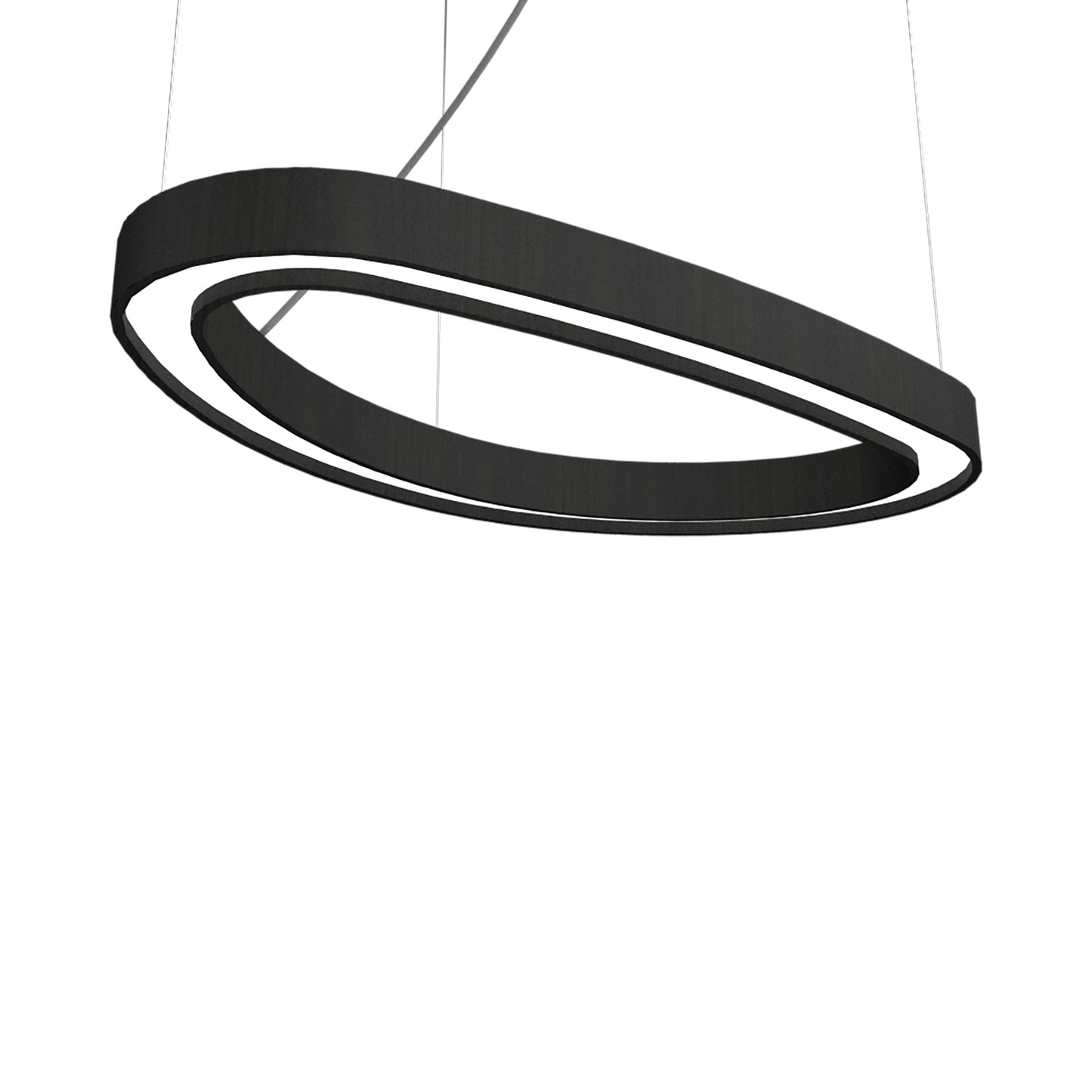 Organic 13 LED Pendant Light in Charcoal (31.5-Inch).