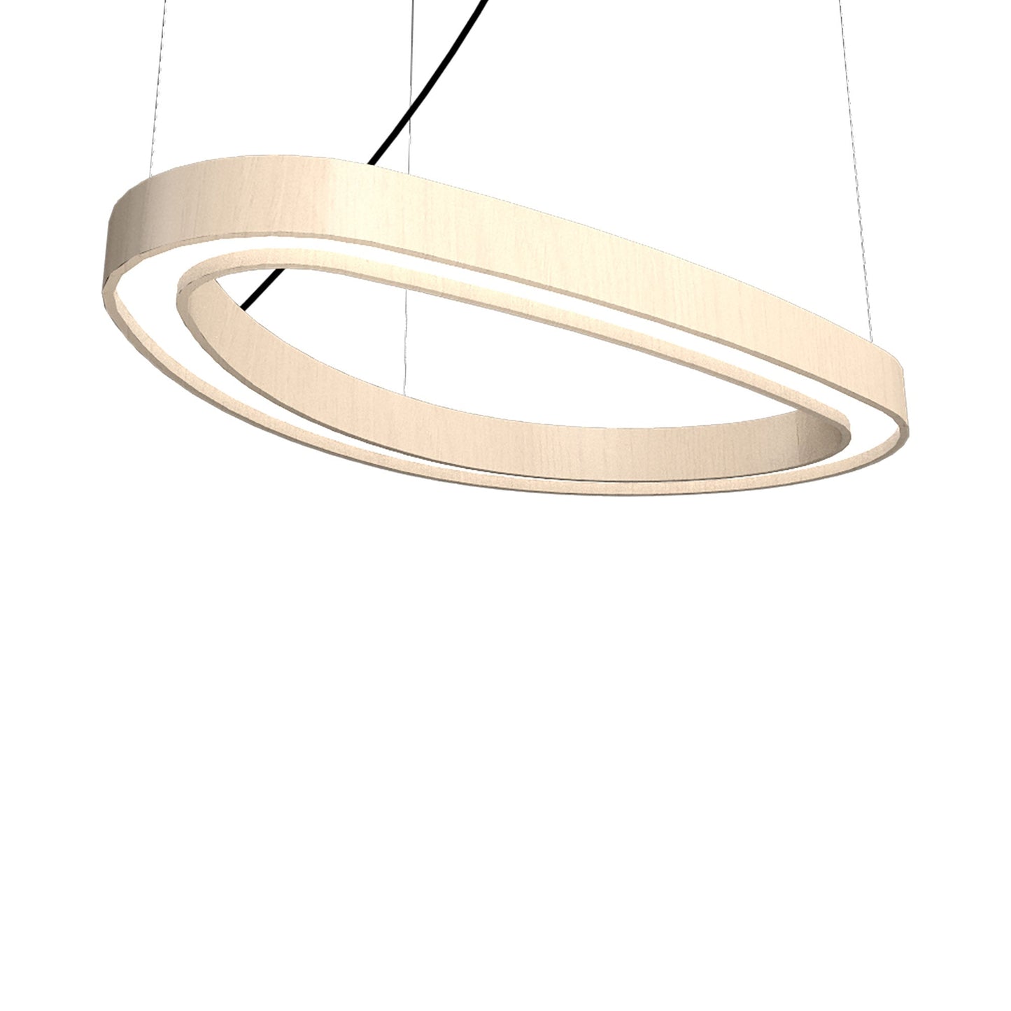 Organic 13 LED Pendant Light in Organic Cappuccino (31.5-Inch).