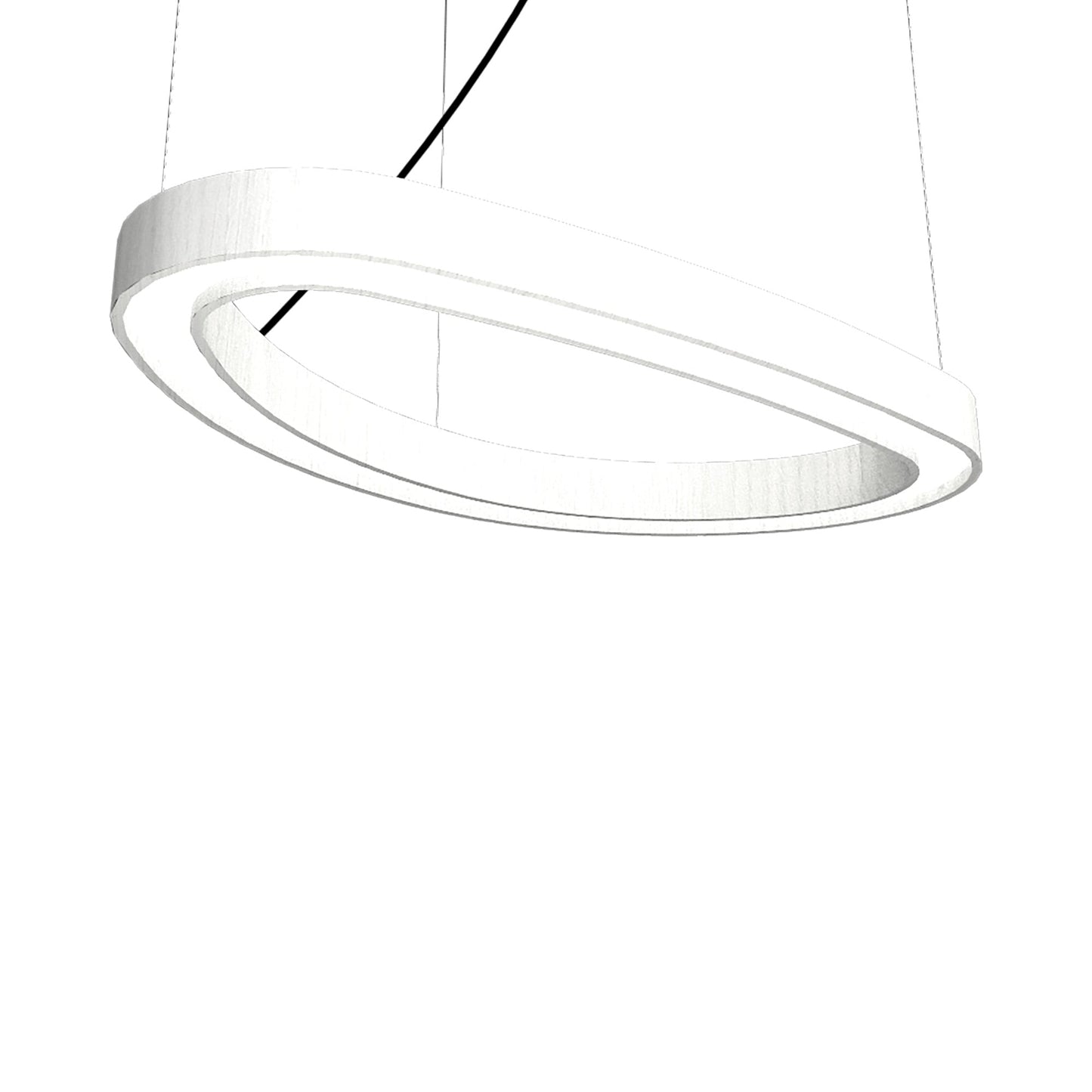 Organic 13 LED Pendant Light in Organic White (31.5-Inch).