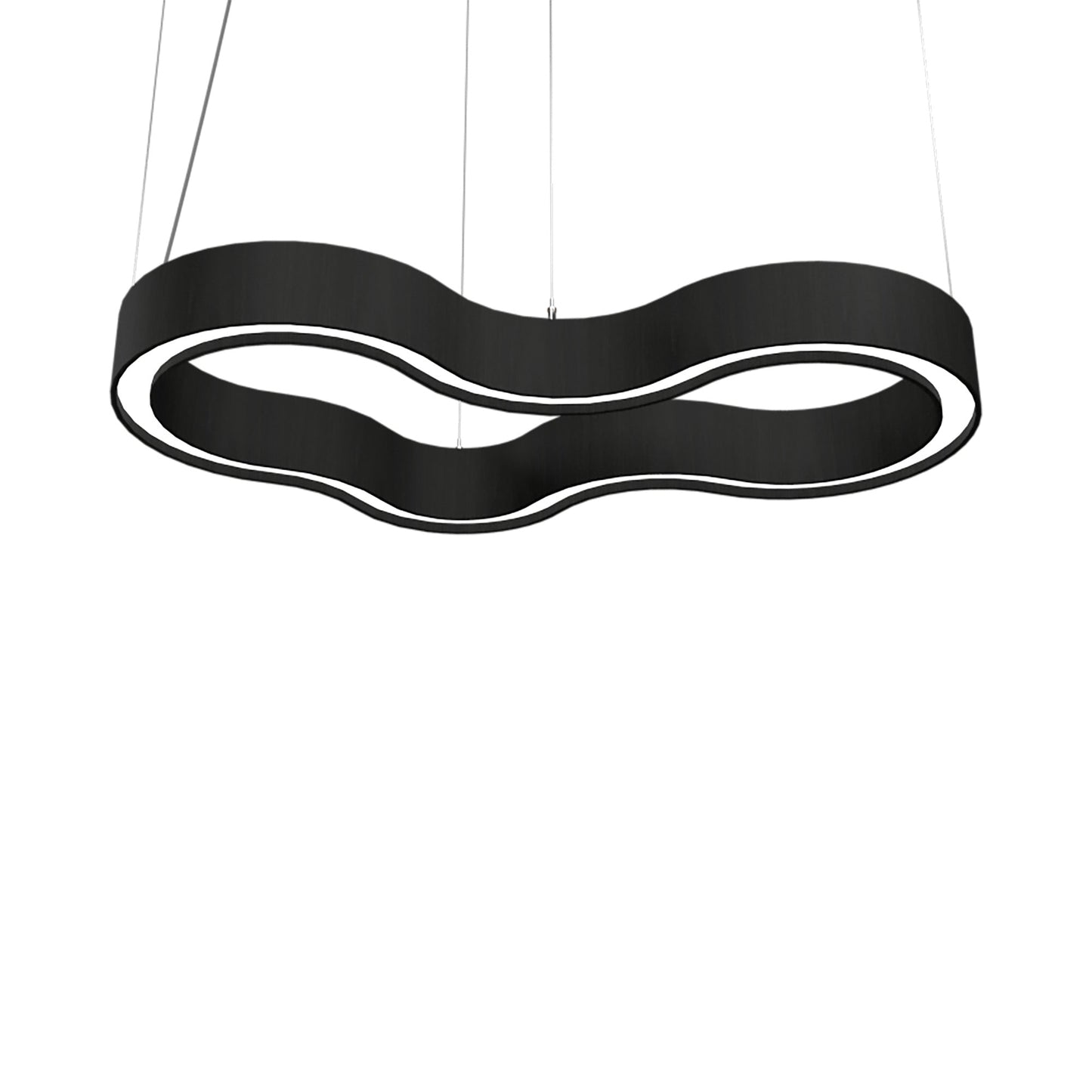 Organic 134 LED Pendant Light in Charcoal (31.5-Inch).