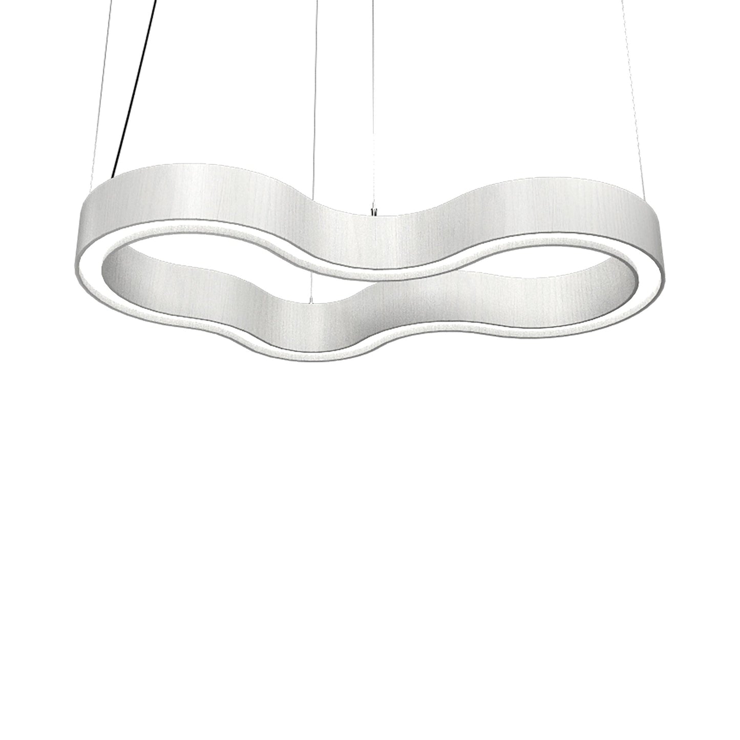Organic 134 LED Pendant Light in Organic White (31.5-Inch).