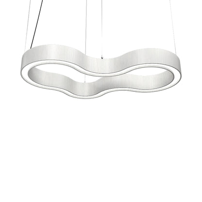 Organic 134 LED Pendant Light in Organic White (31.5-Inch).