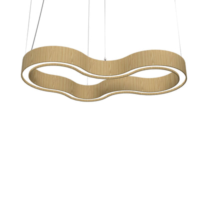 Organic 134 LED Pendant Light in Sand (31.5-Inch).