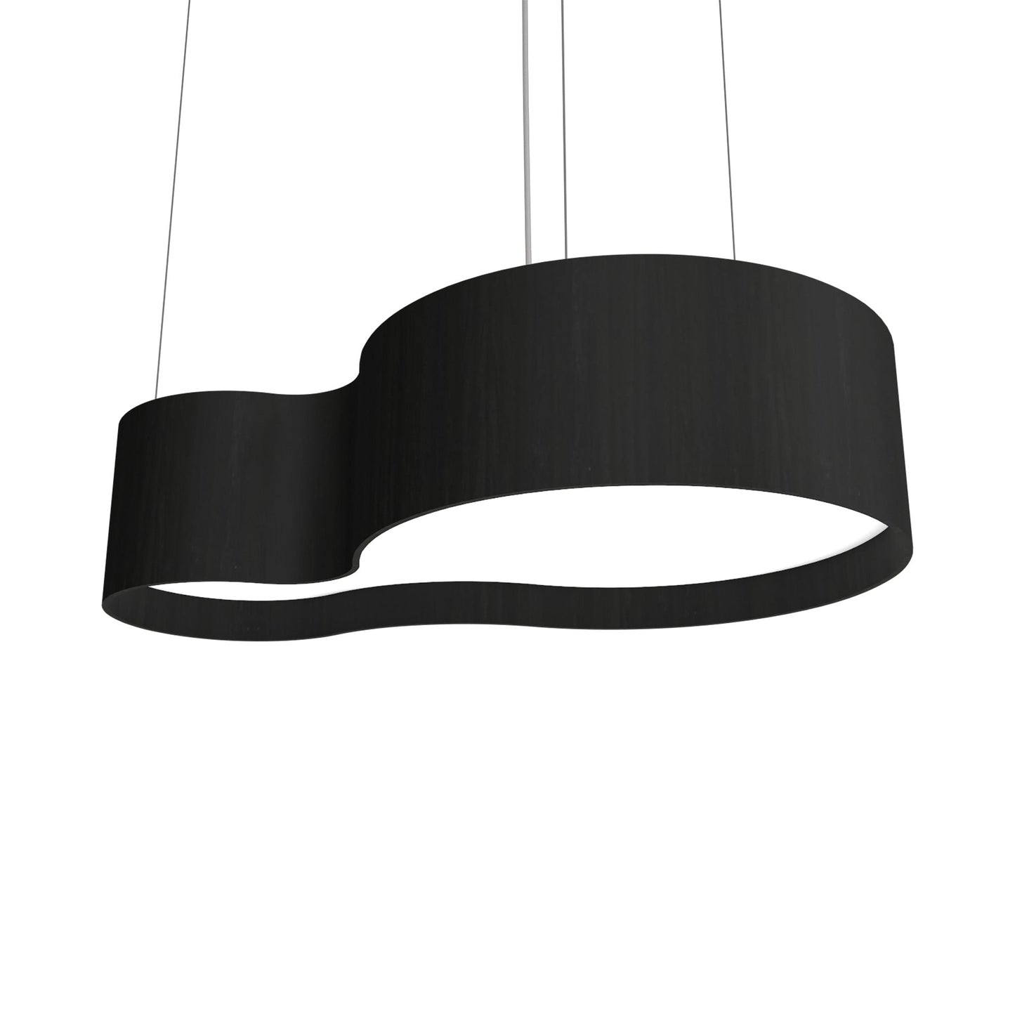 Organic 285 LED Pendant Light in Charcoal.