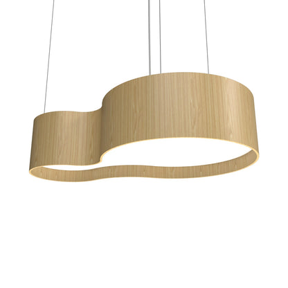 Organic 285 LED Pendant Light in Sand.