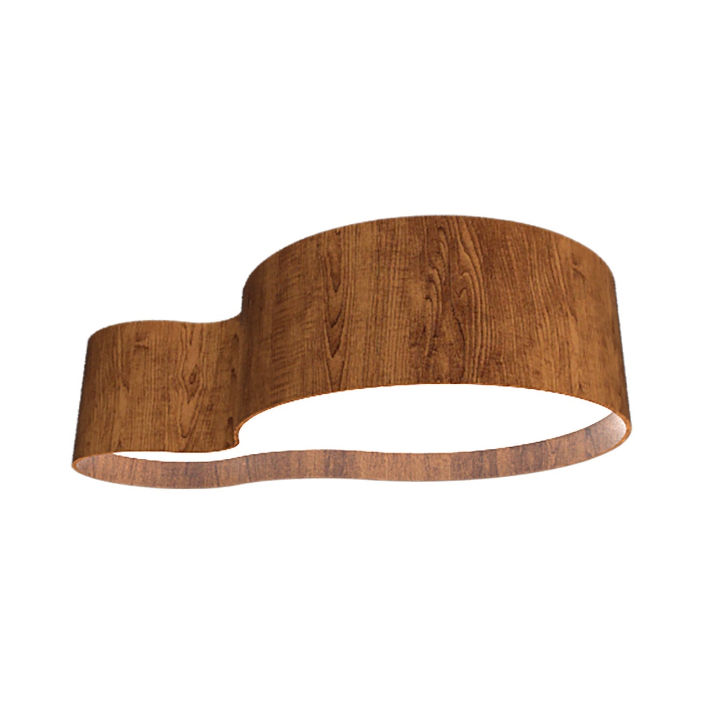 Organic 5064 LED Flush Mount Ceiling Light in Imbuia.