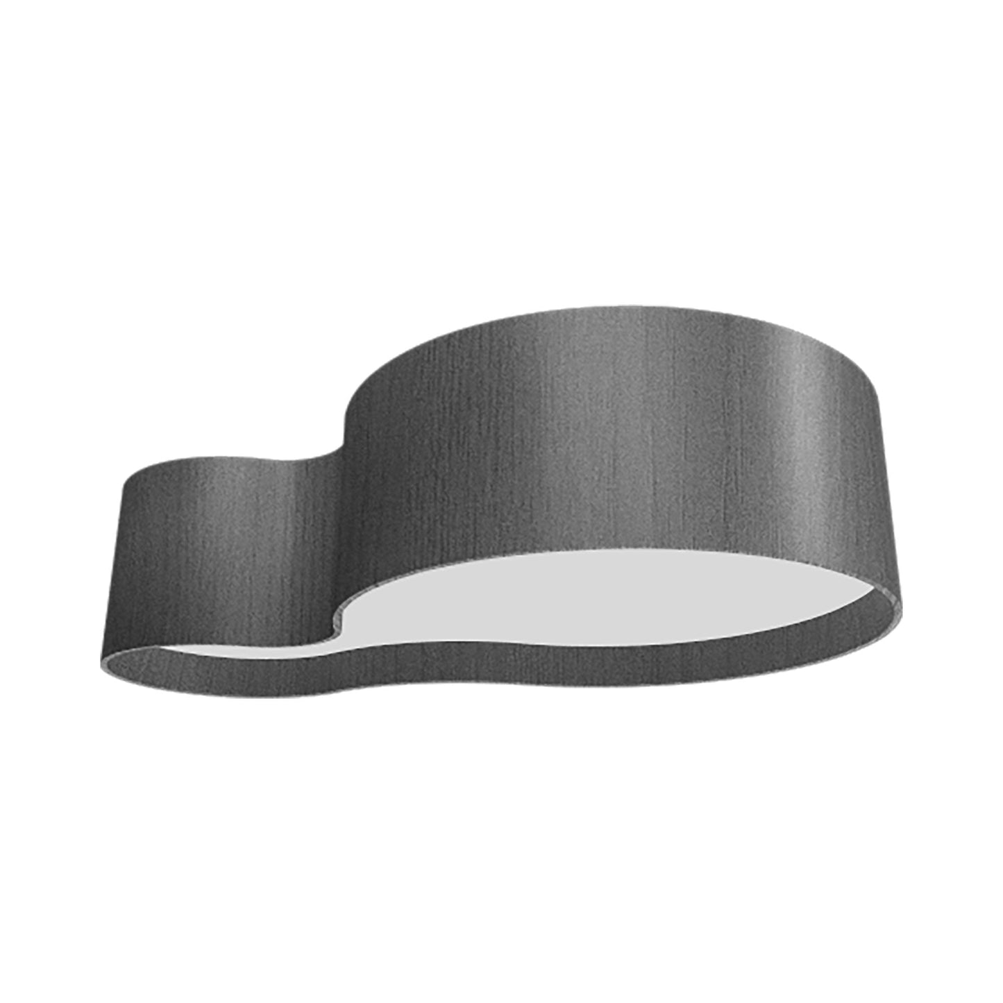 Organic 5064 LED Flush Mount Ceiling Light in Organic Lead Grey.