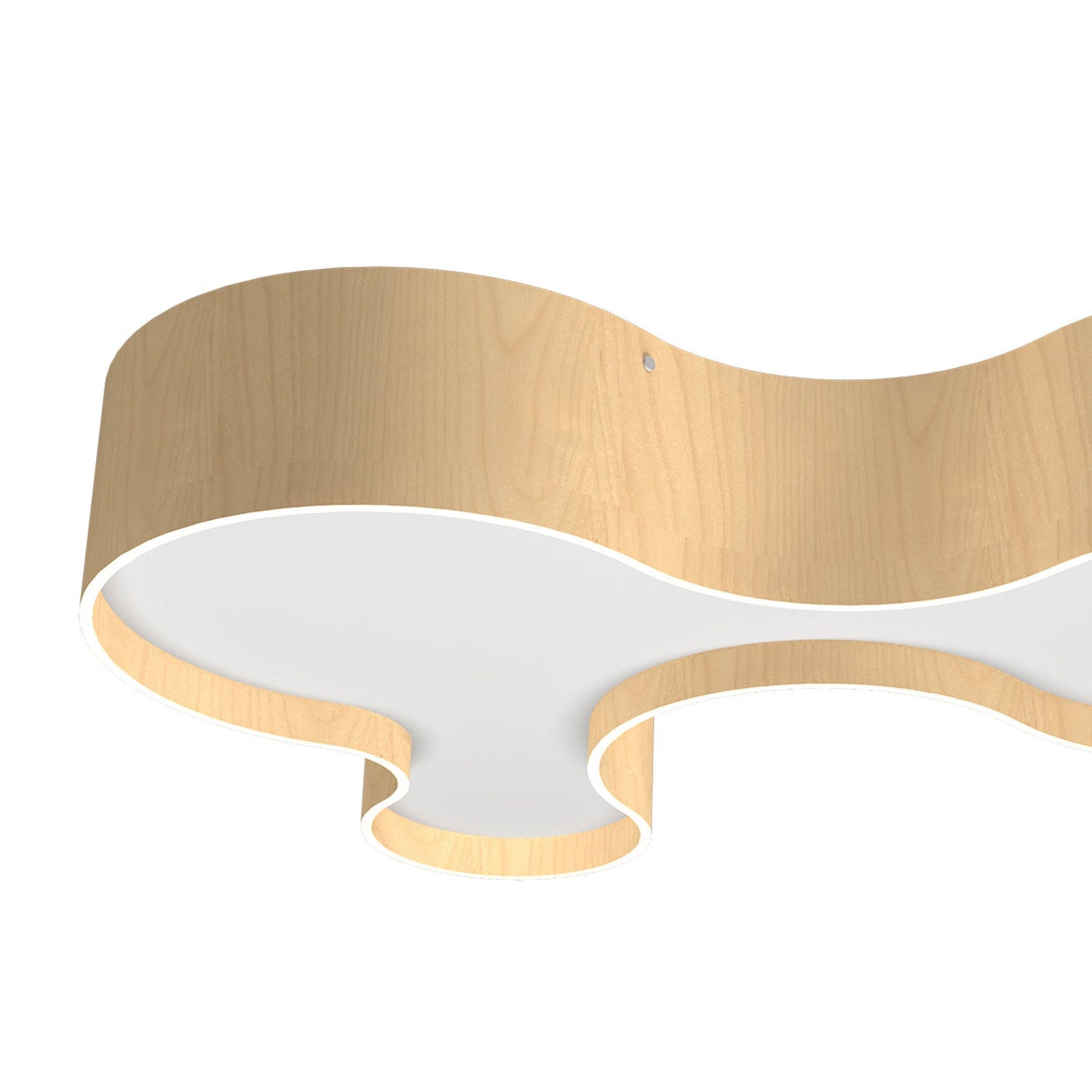 Organic LED Flush Mount Ceiling Light in Detail.