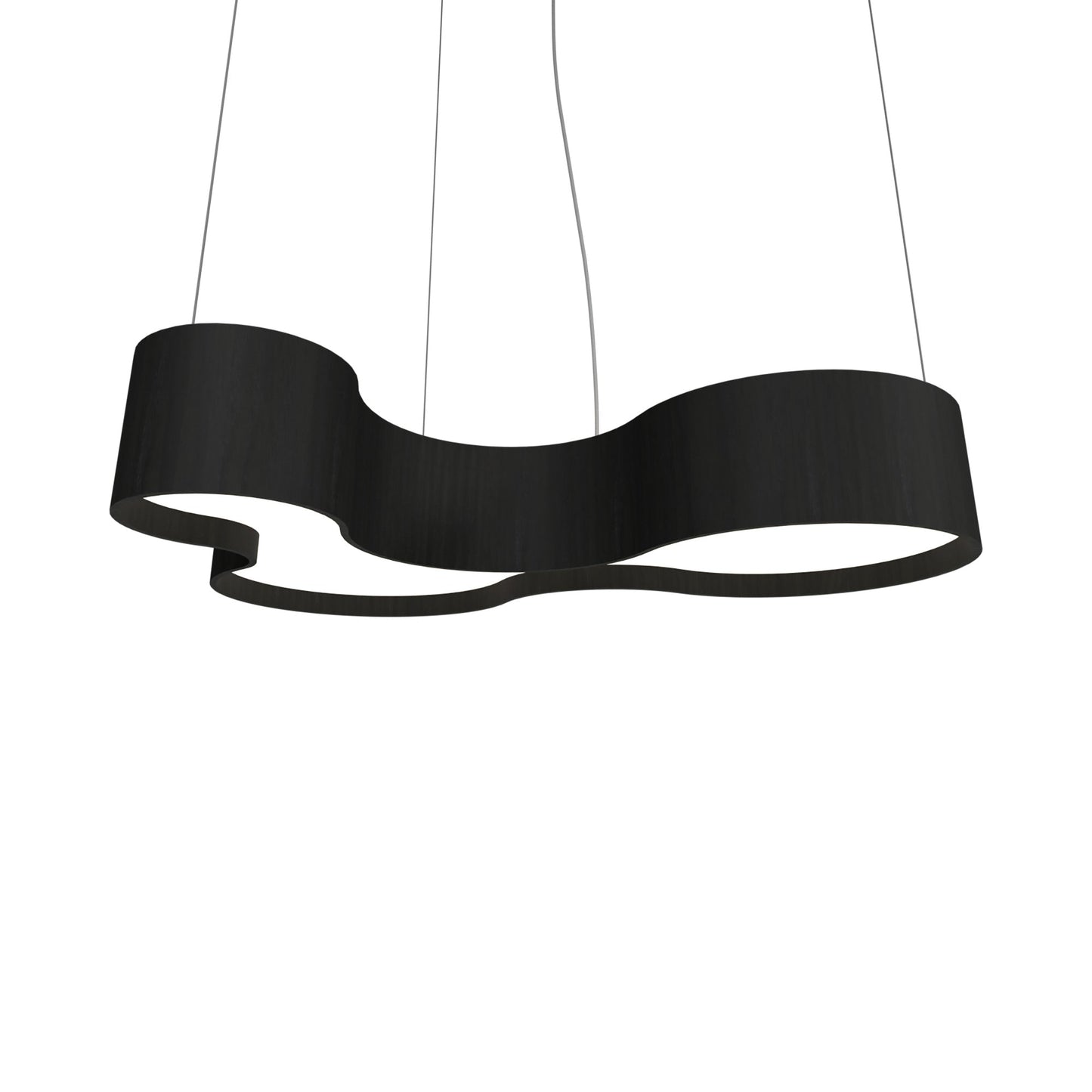 Organic LED Pendant Light in Charcoal (31.5-Inch).
