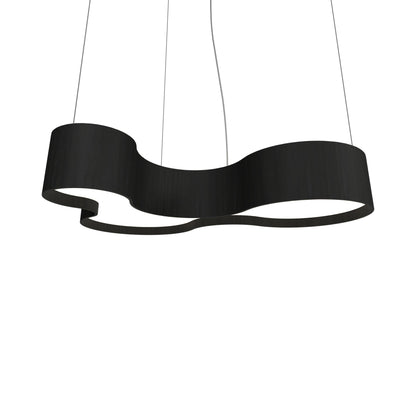 Organic LED Pendant Light in Charcoal (31.5-Inch).
