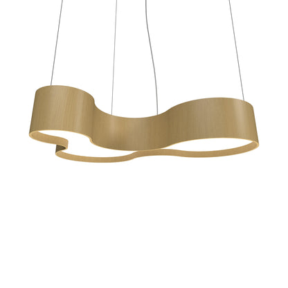 Organic LED Pendant Light in Organic Gold (31.5-Inch).