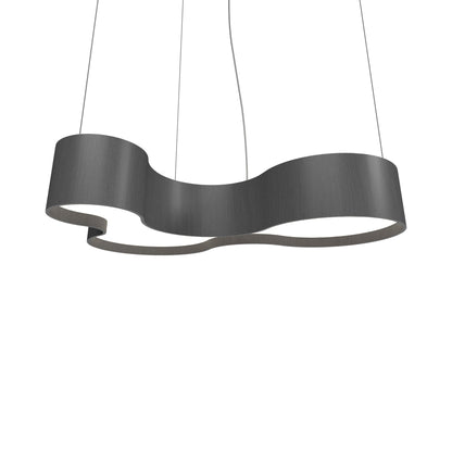 Organic LED Pendant Light in Organic Lead Grey (31.5-Inch).