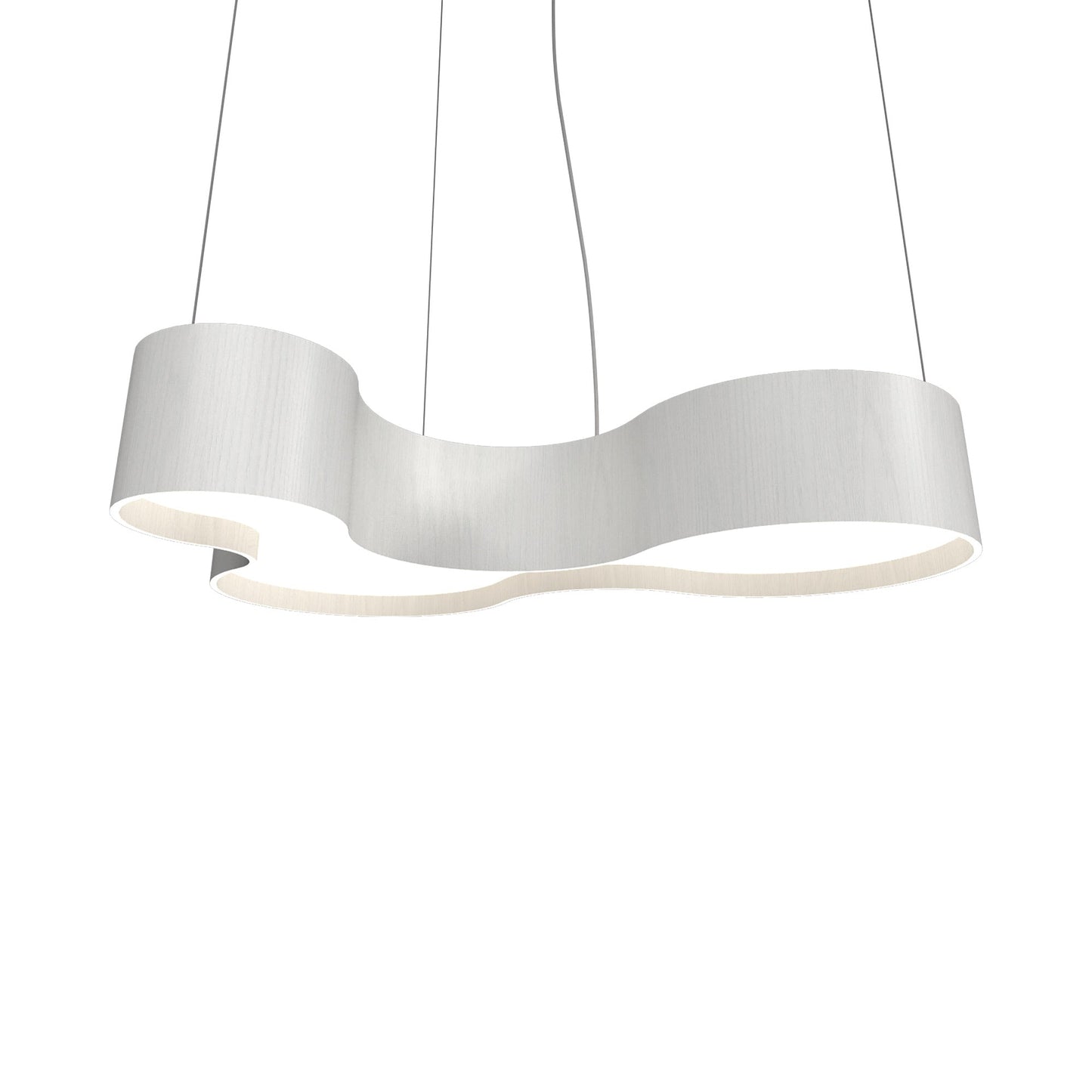 Organic LED Pendant Light in Organic White (31.5-Inch).