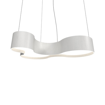 Organic LED Pendant Light in Organic White (31.5-Inch).