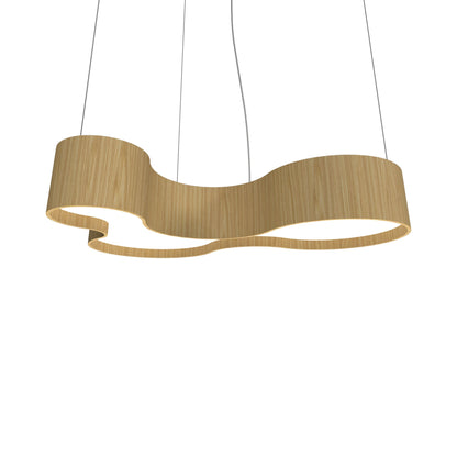 Organic LED Pendant Light in Sand (31.5-Inch).