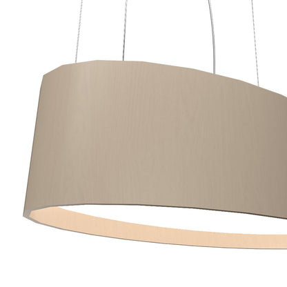 Oval 287 LED Pendant Light in Detail.