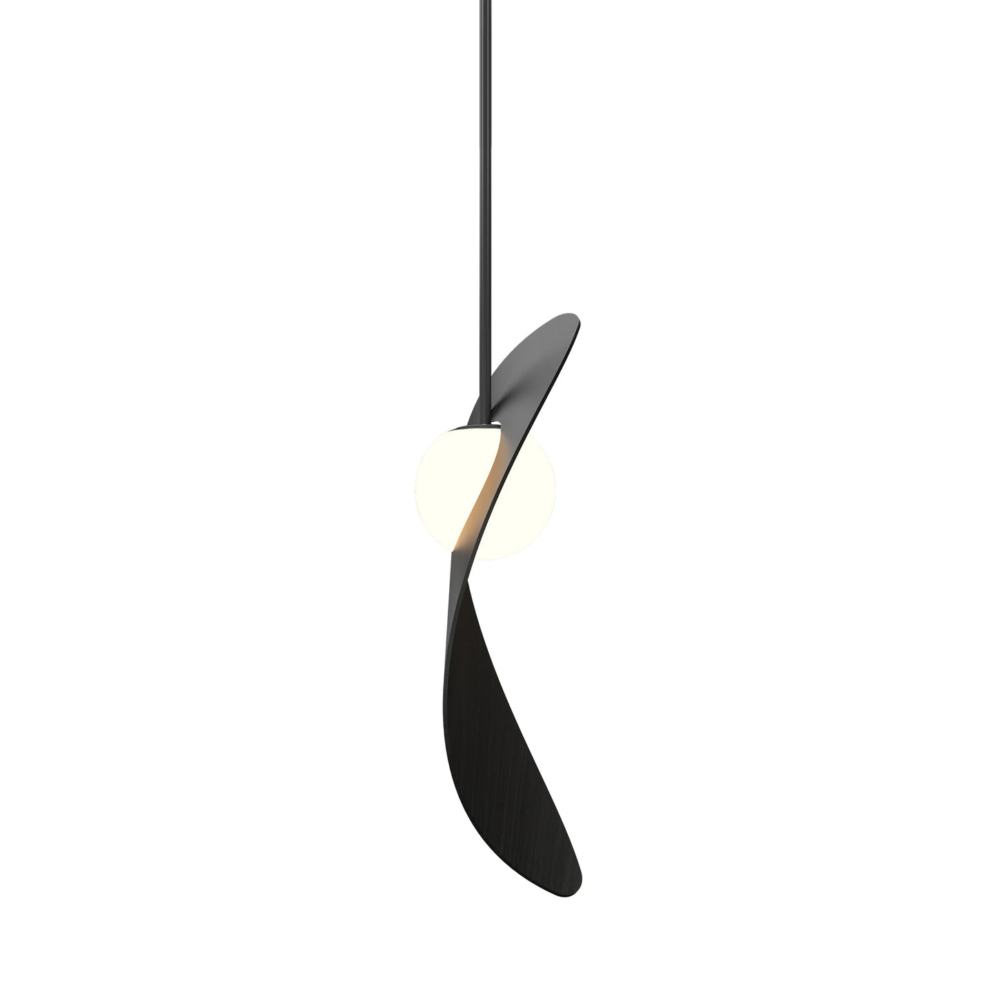 Oyster 1511 Pendant Light in Charcoal.