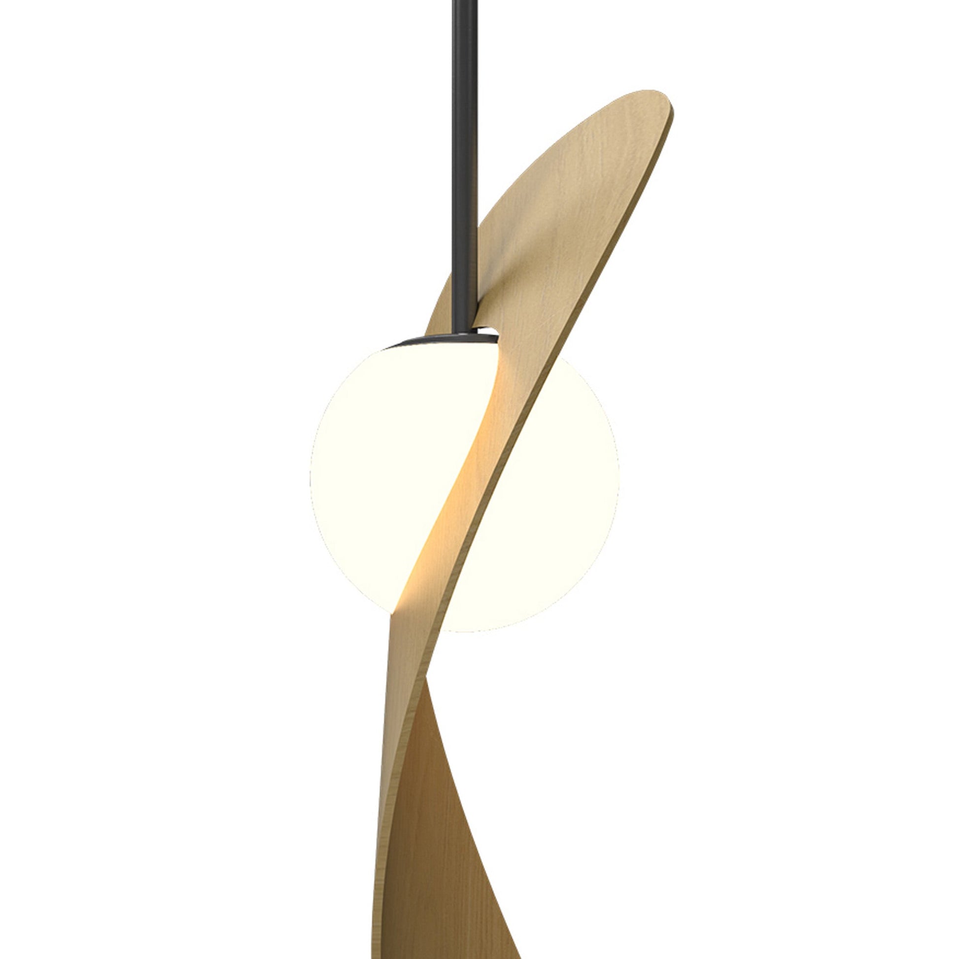 Oyster 1511 Pendant Light in Detail.