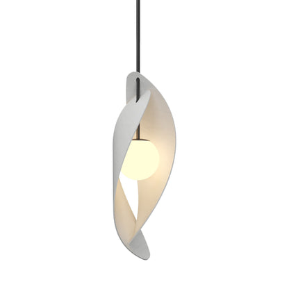 Oyster 1512 Pendant Light in Organic White.