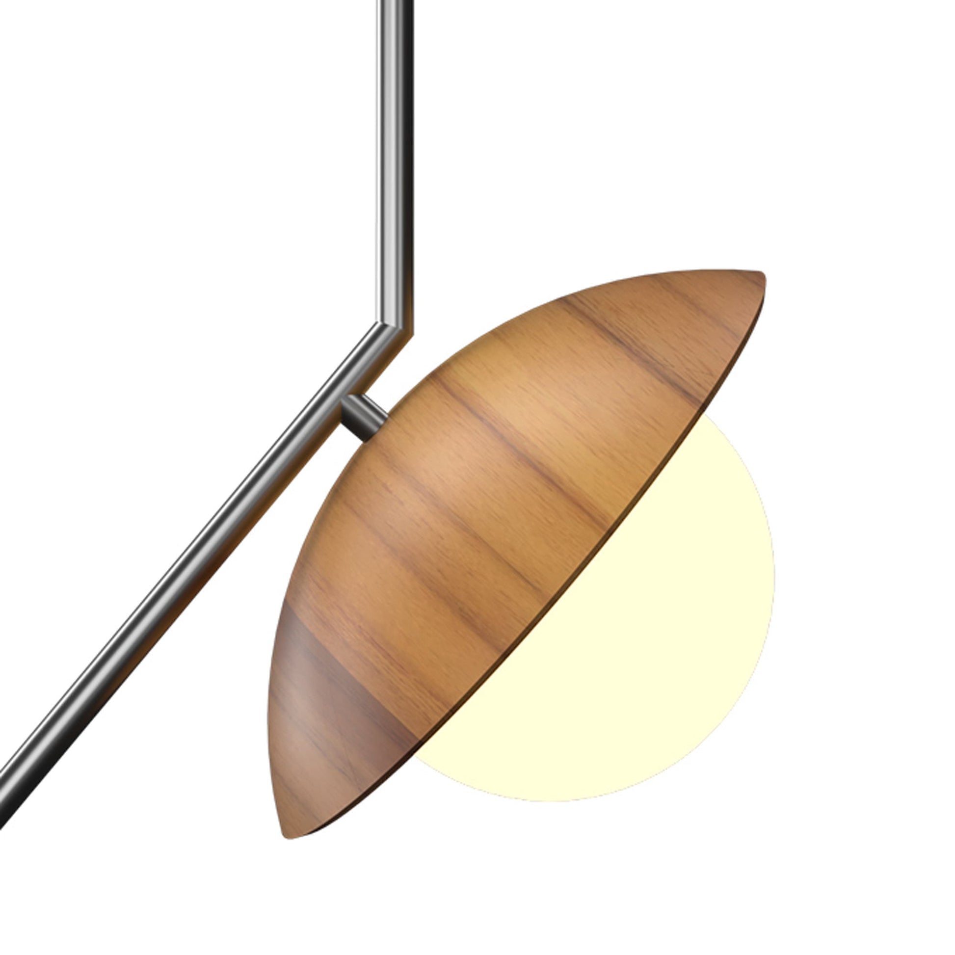 Oyster 1513 Pendant Light in Detail.