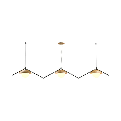 Oyster 1516 Pendant Light in Louro Freijo.