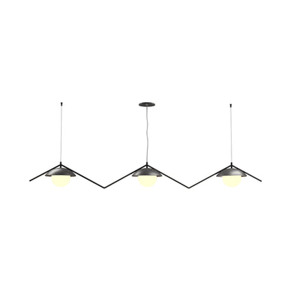 Oyster 1516 Pendant Light in Organic Lead Grey.