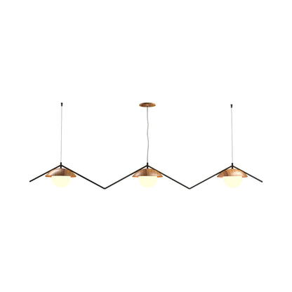Oyster 1516 Pendant Light in Teak.