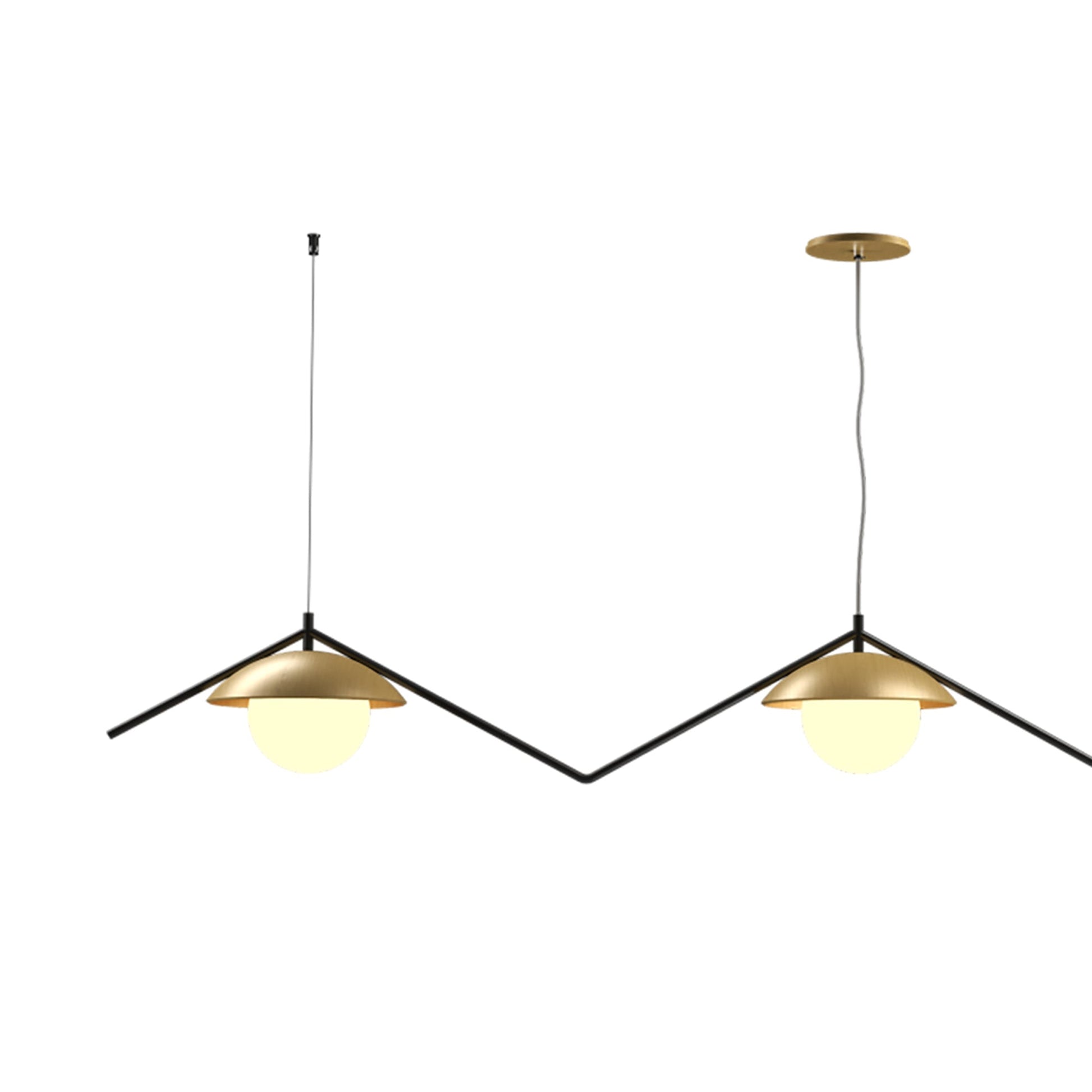 Oyster 1516 Pendant Light in Detail.