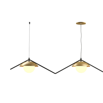Oyster 1516 Pendant Light in Detail.