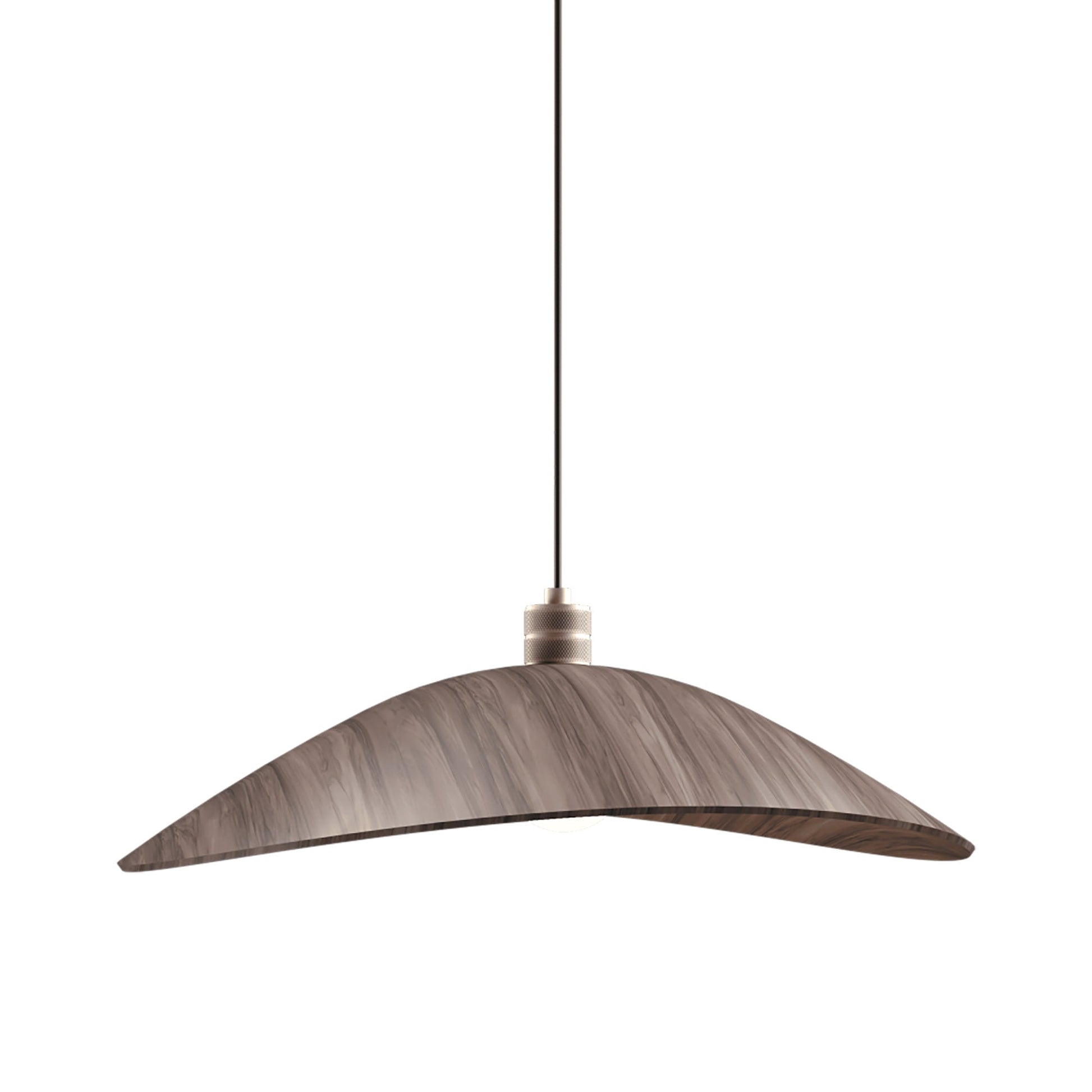Oyster 1546 Pendant Light in American Walnut.