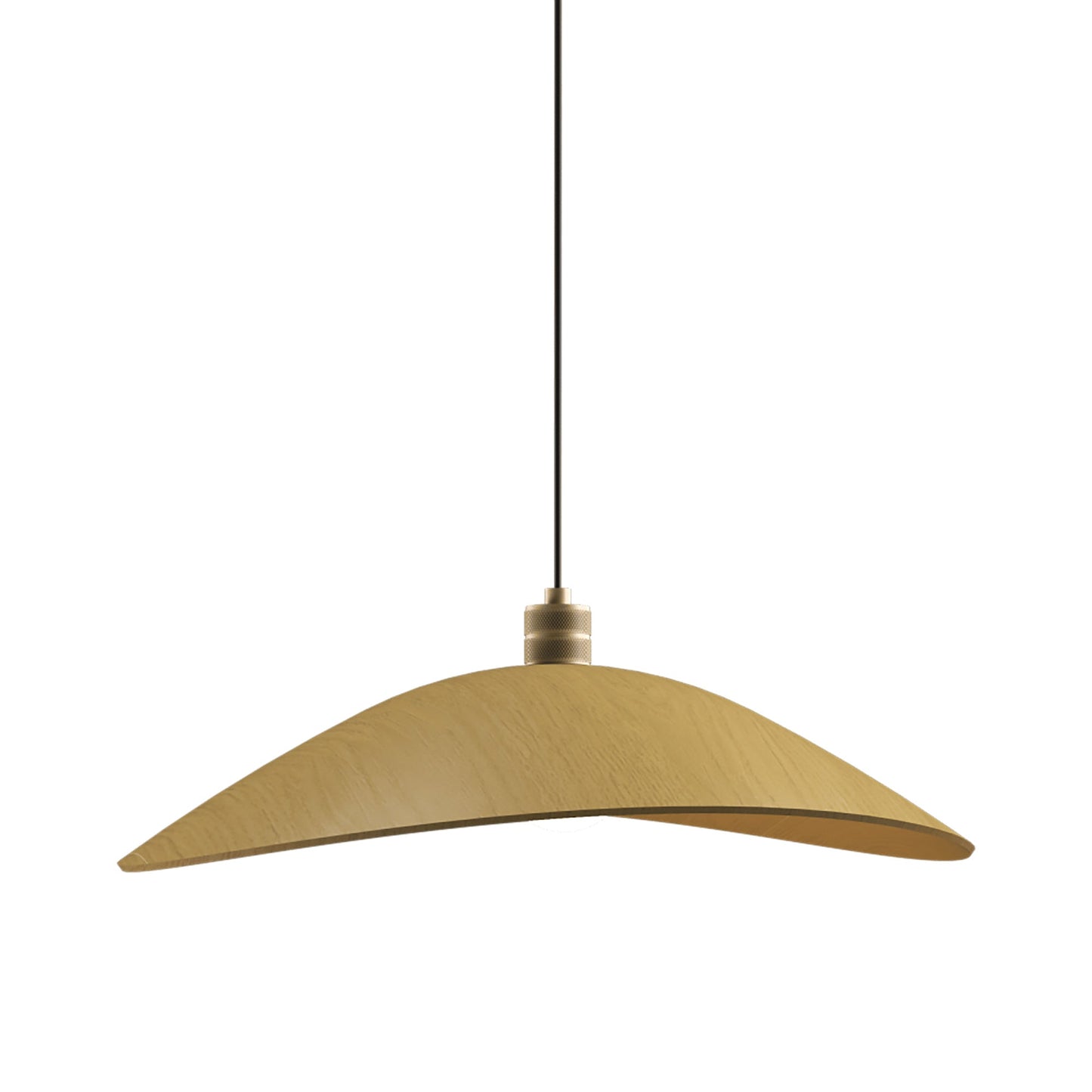 Oyster 1546 Pendant Light in Organic Gold.