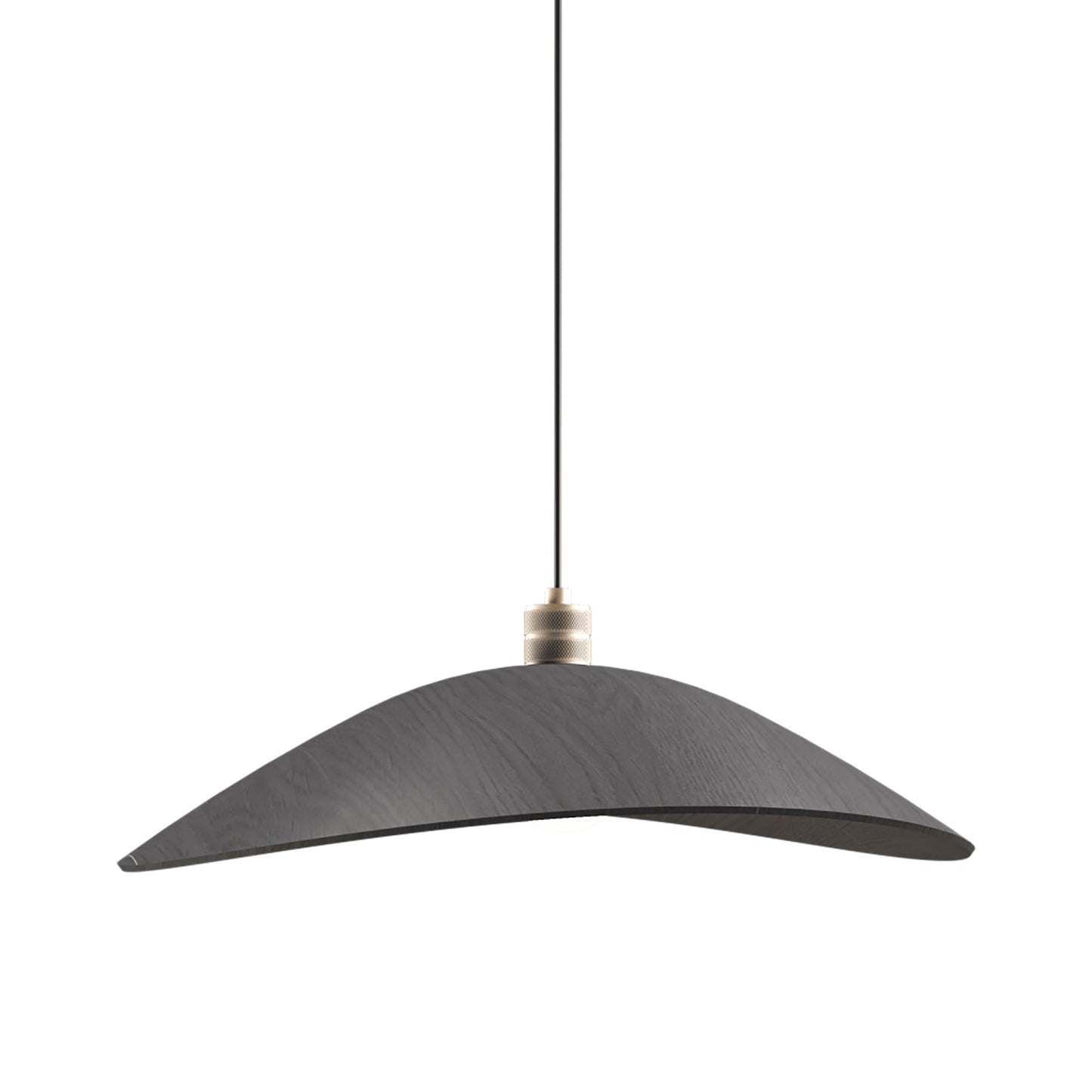 Oyster 1546 Pendant Light in Organic Lead Grey.