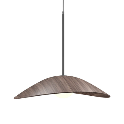 Oyster 1547 Pendant Light in American Walnut.