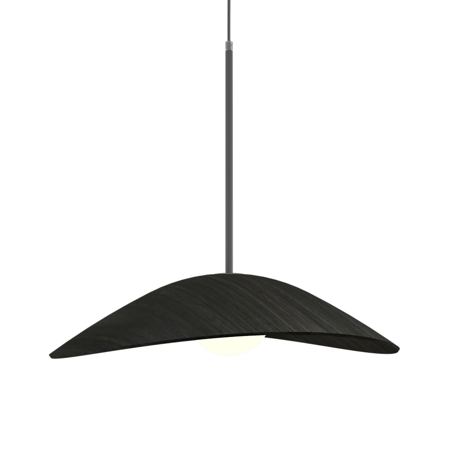 Oyster 1547 Pendant Light in Charcoal.