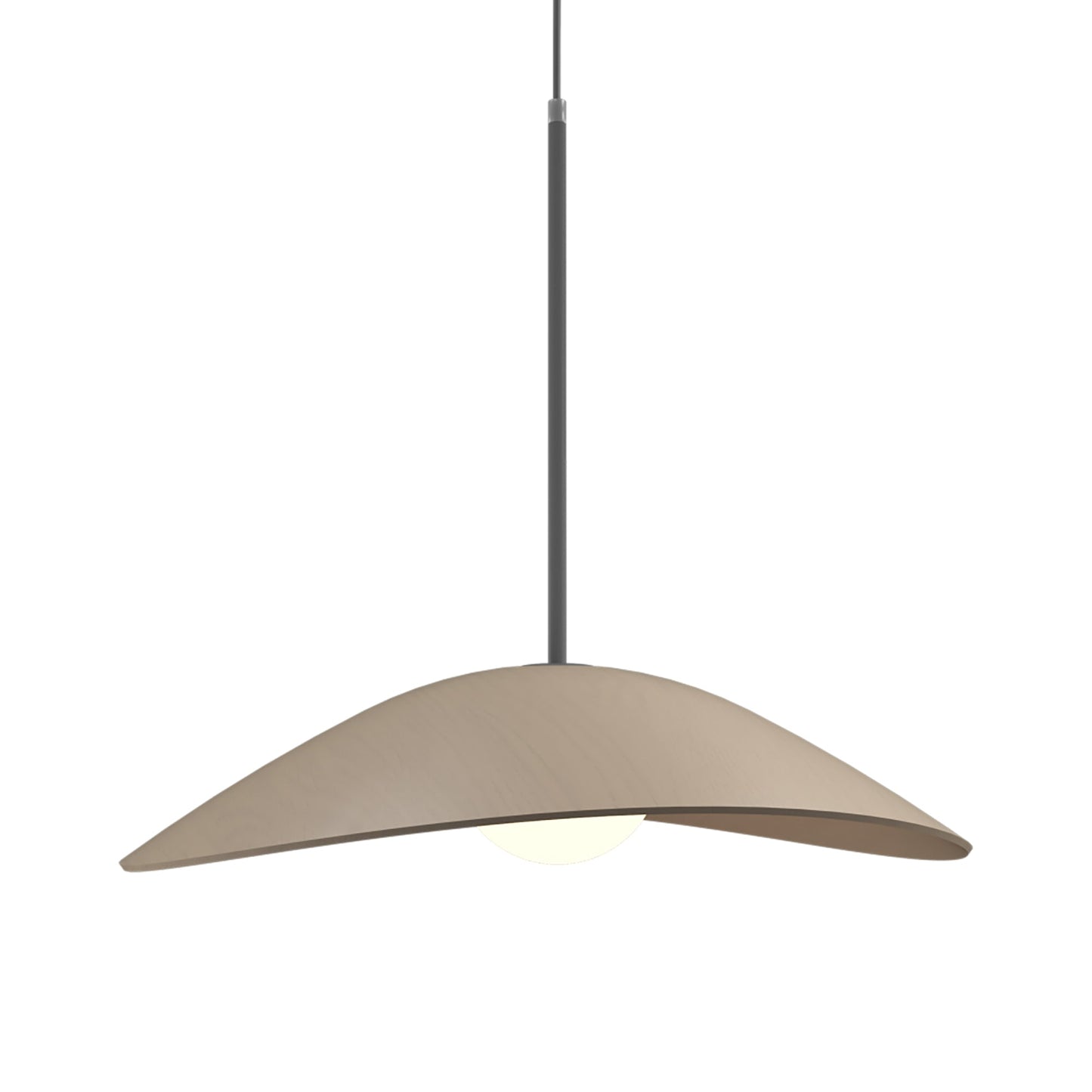 Oyster 1547 Pendant Light in Organic Cappuccino.