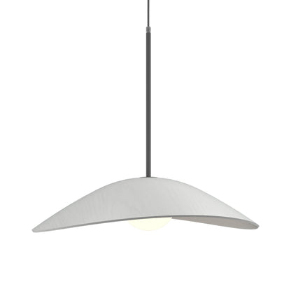 Oyster 1547 Pendant Light in Organic White.