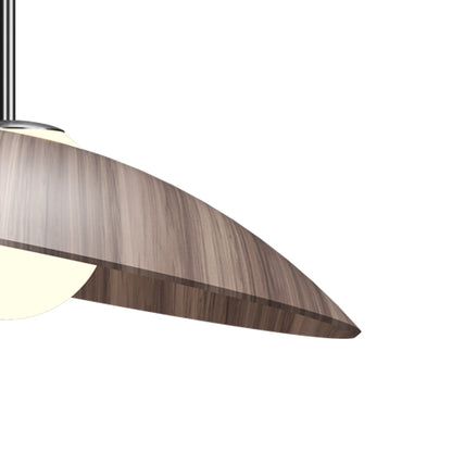 Oyster Round Pendant Light in Detail.